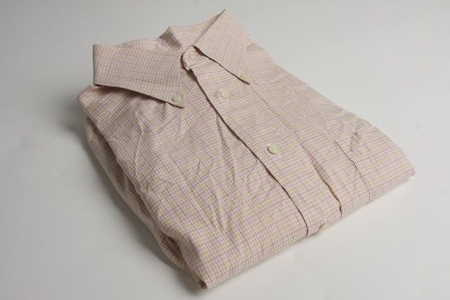 Burberry London Large Recent L/S Multicolored Casual mens Shirt NR 