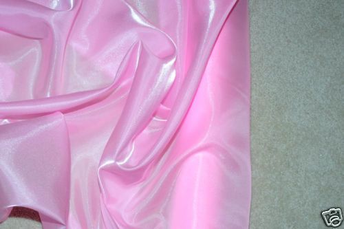 SPARKLE SATIN FABRIC SHOCKING PINK 45 BY THE YARD  