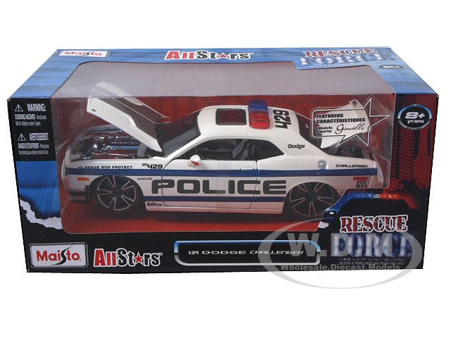 2008 DODGE CHALLENGER SRT10 POLICE CAR WHITE 124  