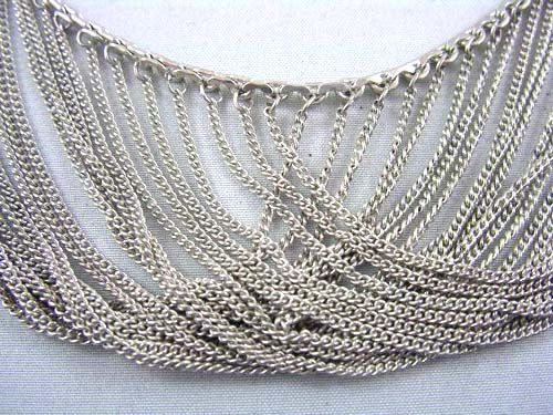LAVISHING Sterling Silver Drippy Chain Necklace BEAUTY  