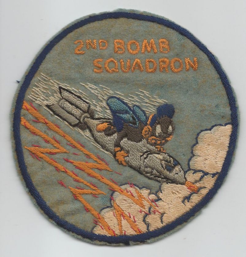 1950s 2nd BOMB SQUADRON patch  
