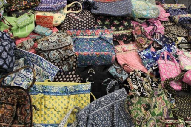 Vera Bradley Wholesale Lot 54 Bags Purses Totes Cross Body Accessory 