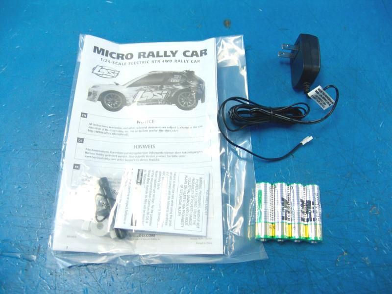 Team Losi 1/24 Brushless Micro Rally Car 4WD PARTS R/C RC BL 2.4GHz 