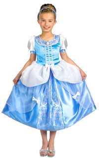 DISNEY Princess Cinderella Deluxe Child Costume 7  8  
