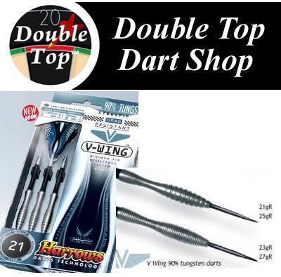 Harrows V Wing 90% Tungsten Darts  