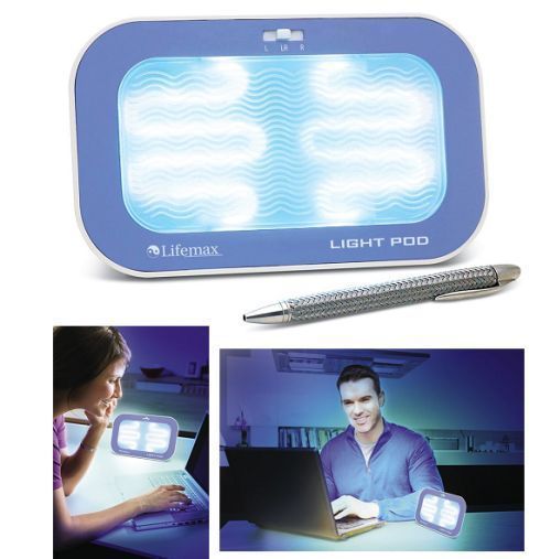SAD Lifemax Portable Light Box / Simulated Daylight Therapy Lamp / Pod 