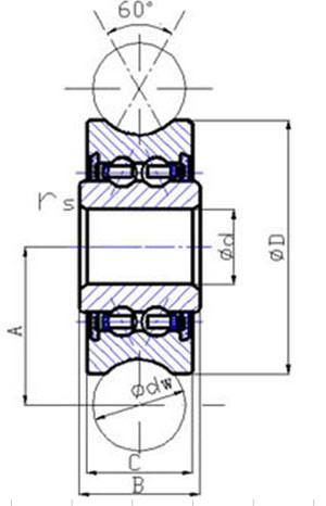 LFR5201NPP 12mm U Groove Guide BearingsvxbBall Bearing