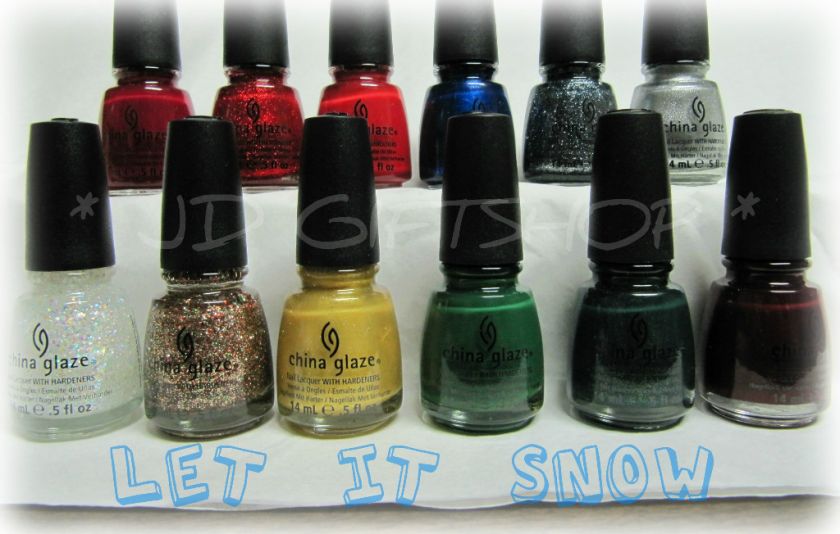 2011 China Glaze Nail Polish Lacquer Christmas Holiday Metallic, Creme 