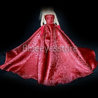   Handmade Dresses Fashion Party Clothes High Art For Barbie Doll  